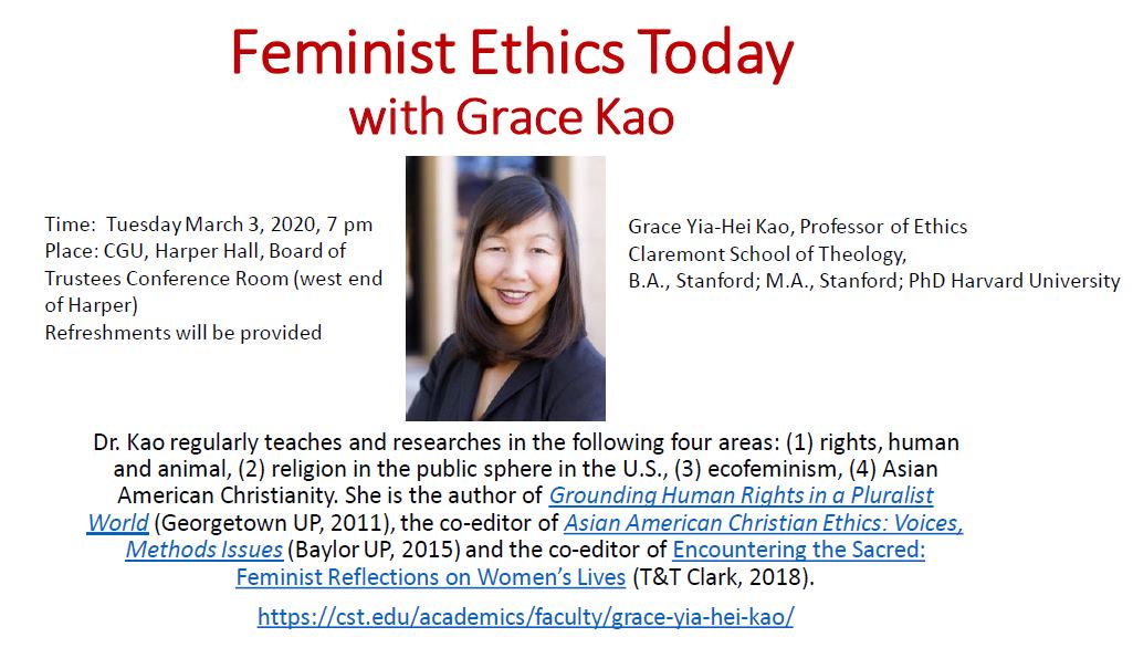 Feminist Ethics today