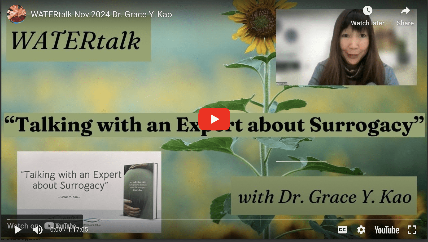 Youtube video from Watertalk