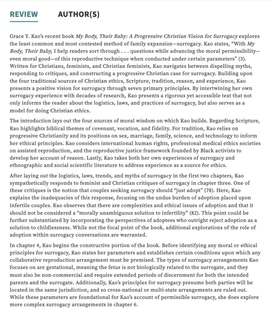 1st part of Reading Religion review